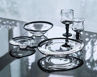 アトリエジュンコ、ドア飾り、Jane de Chrome作台付皿 コンソール ブランチアーム ガラストップ付 | Atelier Junko EC shop