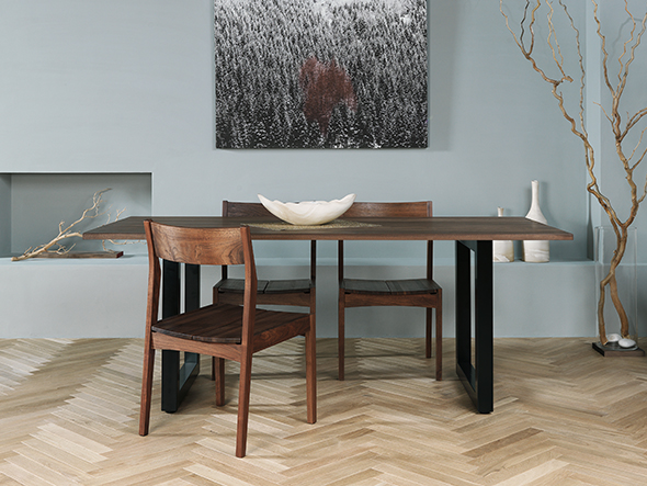 MASTERWAL WILDWOOD DINING TABLE / マスターウォール ワイルドウッド ダイニングテーブル スチールレッグス （テーブル > ダイニングテーブル） 5