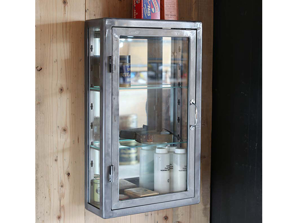 DULTON Wall mount glass cabinet rectangle / ダルトン ウォールマウント ガラスキャビネット レクタングル
Model 115-312 （収納家具 > 壁掛け収納） 6