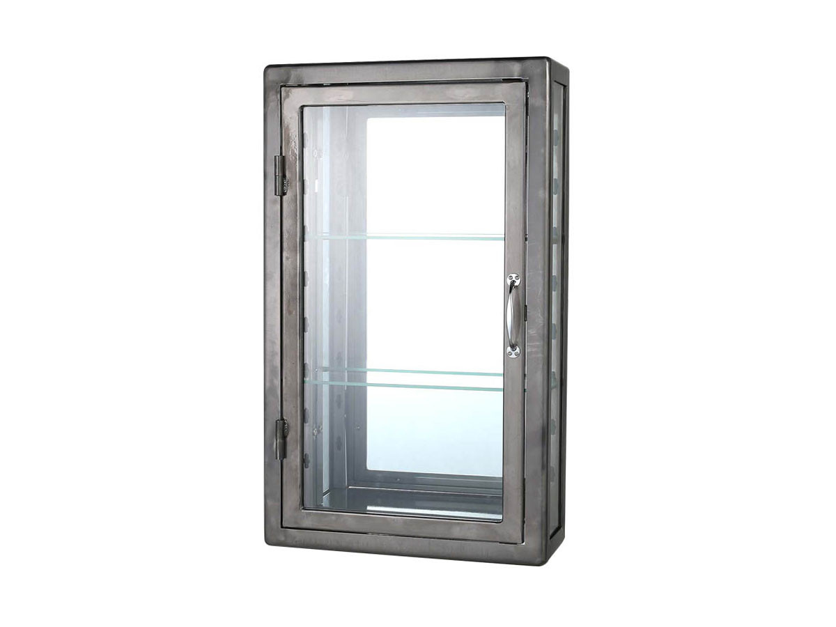 DULTON Wall mount glass cabinet rectangle / ダルトン ウォールマウント ガラスキャビネット レクタングル
Model 115-312 （収納家具 > 壁掛け収納） 2