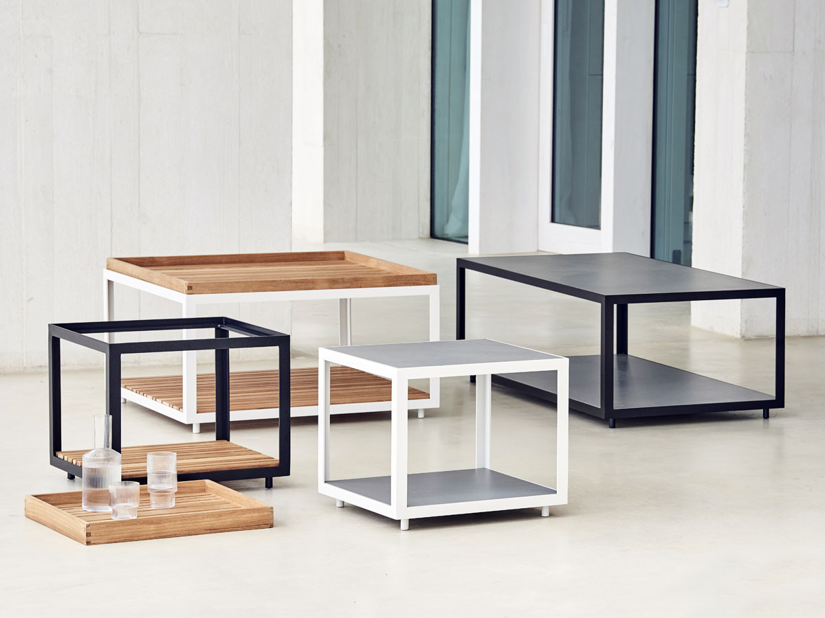 Cane-line Level Coffee Table Rectangular Tile / ケインライン レベル コーヒーテーブル レクタングラー タイル （ガーデンファニチャー・屋外家具 > ガーデンテーブル・アウトドアテーブル） 11