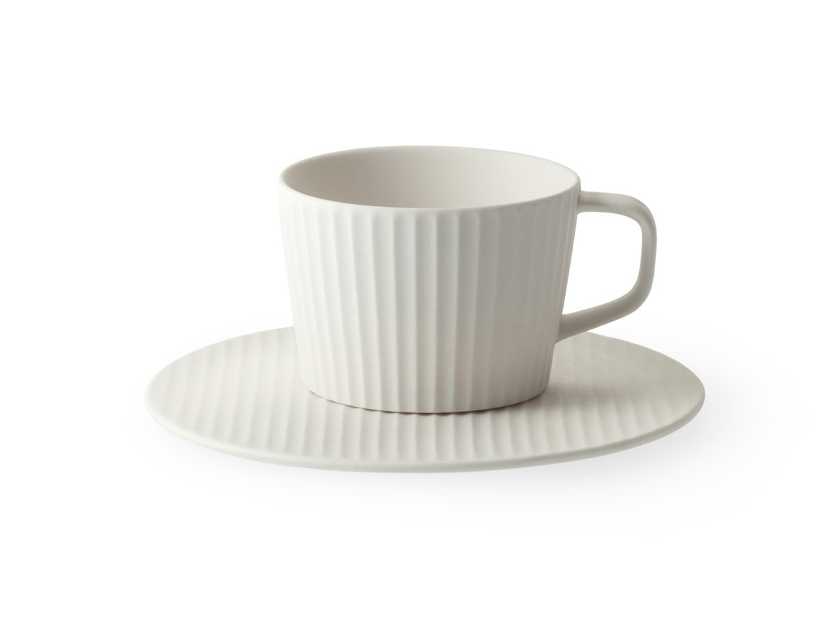 CEKITAY Line Cup & Saucer / セキテイ せん カップ&ソーサー（はくさ） （食器・テーブルウェア > コーヒーカップ・ティーカップ） 1