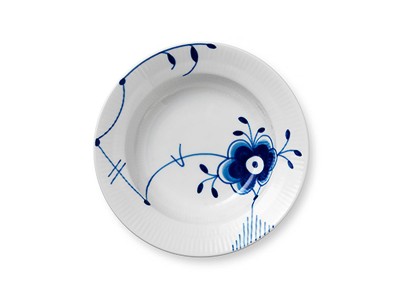 Royal Copenhagen Blue Fluted Mega Deep Plate 17 / ロイヤル