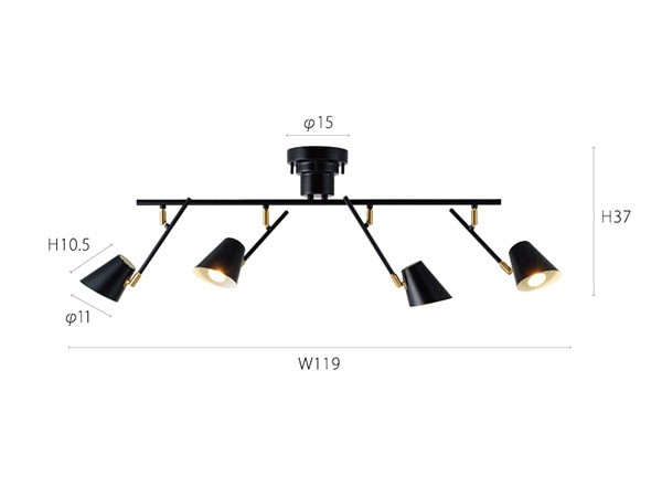 FLYMEe Parlor Ceiling Light / フライミーパーラー シーリングライト