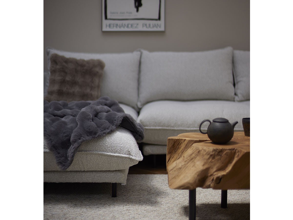 JOURNAL STANDARD FURNITURE PORTO COUCH SOFA Low / ジャーナルスタンダードファニチャー ポルト カウチソファ ロー（ブークレ） （ソファ > 片肘ソファ・シェーズロング） 6