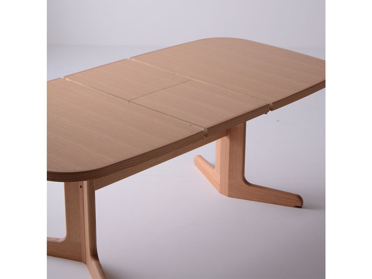 日進木工 GROW Extension Table / にっしんもっこう グロウ 伸長式ダイニングテーブル オーバル （テーブル > ダイニングテーブル） 15