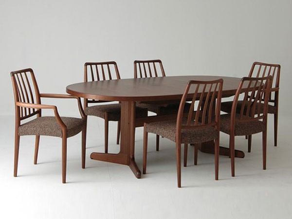 日進木工 GROW Extension Table / にっしんもっこう グロウ 伸長式ダイニングテーブル オーバル （テーブル > ダイニングテーブル） 9