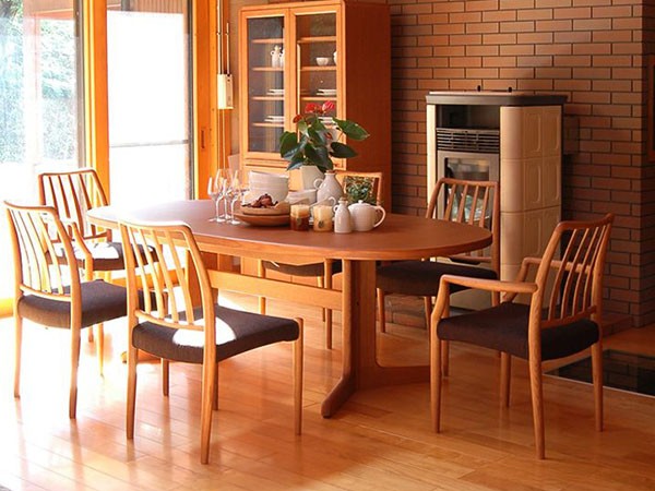 日進木工 GROW Extension Table / にっしんもっこう グロウ 伸長式ダイニングテーブル オーバル （テーブル > ダイニングテーブル） 7