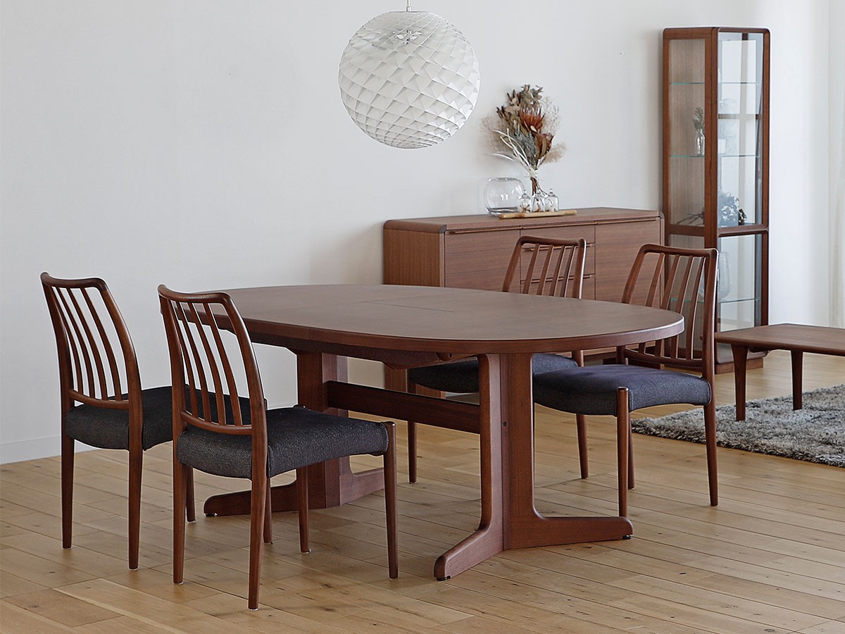 日進木工 GROW Extension Table / にっしんもっこう グロウ 伸長式ダイニングテーブル オーバル （テーブル > ダイニングテーブル） 3