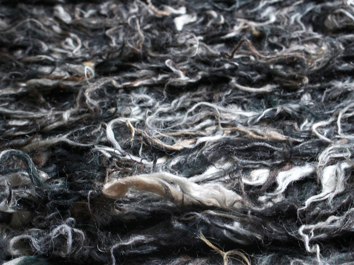 a.depeche NZ wool rug dark design / アデペシュ ニュージー ウールラグ ダークデザイン （ラグ・カーペット > シャギーラグ） 7