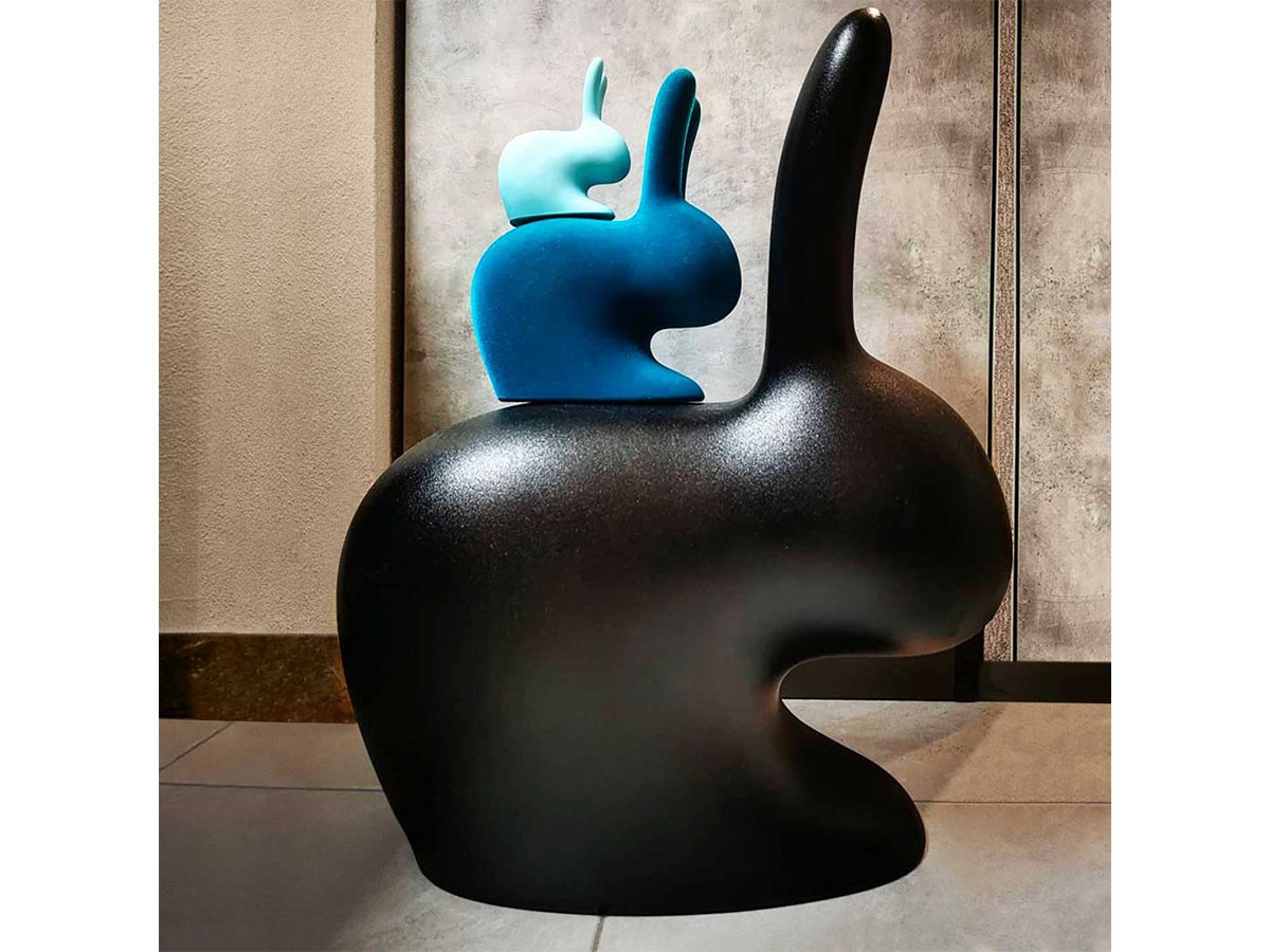 Qeeboo Rabbit XS Doorstopper / キーブー ラビット XS ドアストッパー （ごみ箱・玄関小物 > 玄関家具・小物） 13