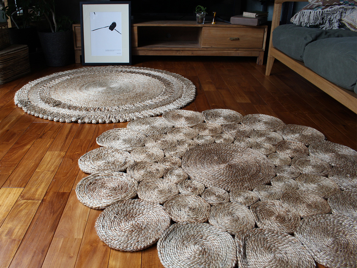 a.depeche jute rug 2525 circle / アデペシュ ジュートラグ 2525