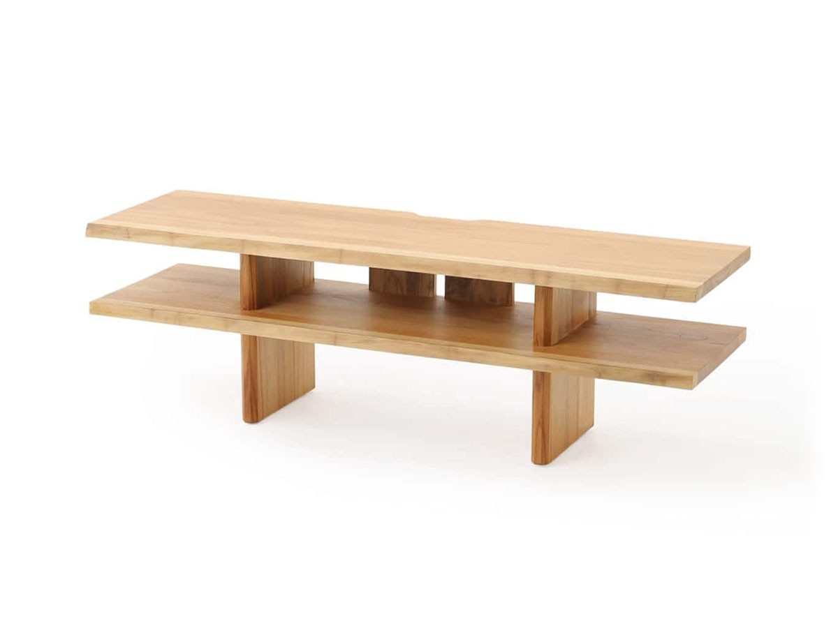 JOURNAL STANDARD FURNITURE LIVE EDGE WOOD LOW BOARD / ジャーナルスタンダードファニチャー ライブエッジ ウッド ローボード （テレビボード・テレビ台 > テレビ台・ローボード） 2