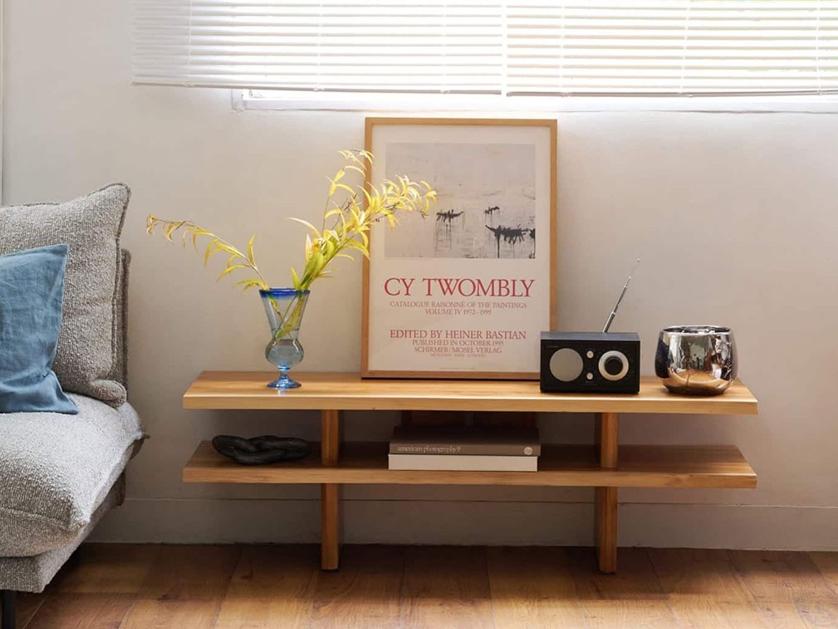 JOURNAL STANDARD FURNITURE LIVE EDGE WOOD LOW BOARD / ジャーナルスタンダードファニチャー ライブエッジ ウッド ローボード （テレビボード・テレビ台 > テレビ台・ローボード） 3