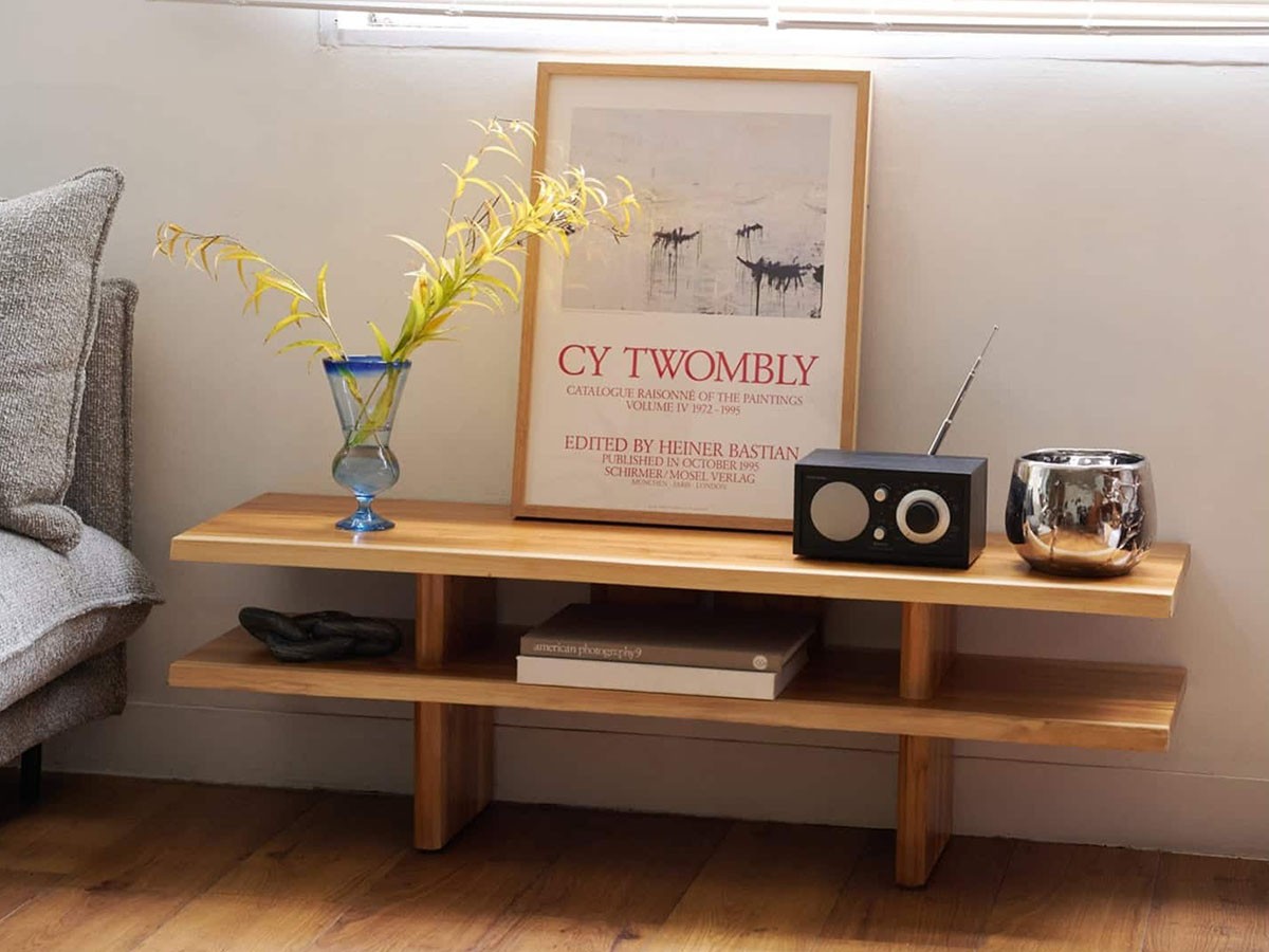 JOURNAL STANDARD FURNITURE LIVE EDGE WOOD LOW BOARD / ジャーナルスタンダードファニチャー ライブエッジ ウッド ローボード （テレビボード・テレビ台 > テレビ台・ローボード） 4