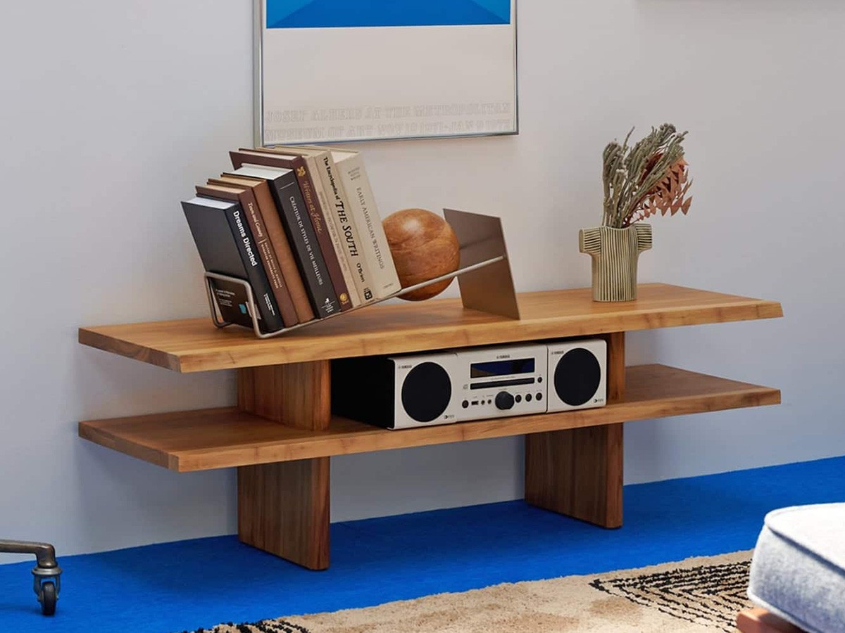 JOURNAL STANDARD FURNITURE LIVE EDGE WOOD LOW BOARD