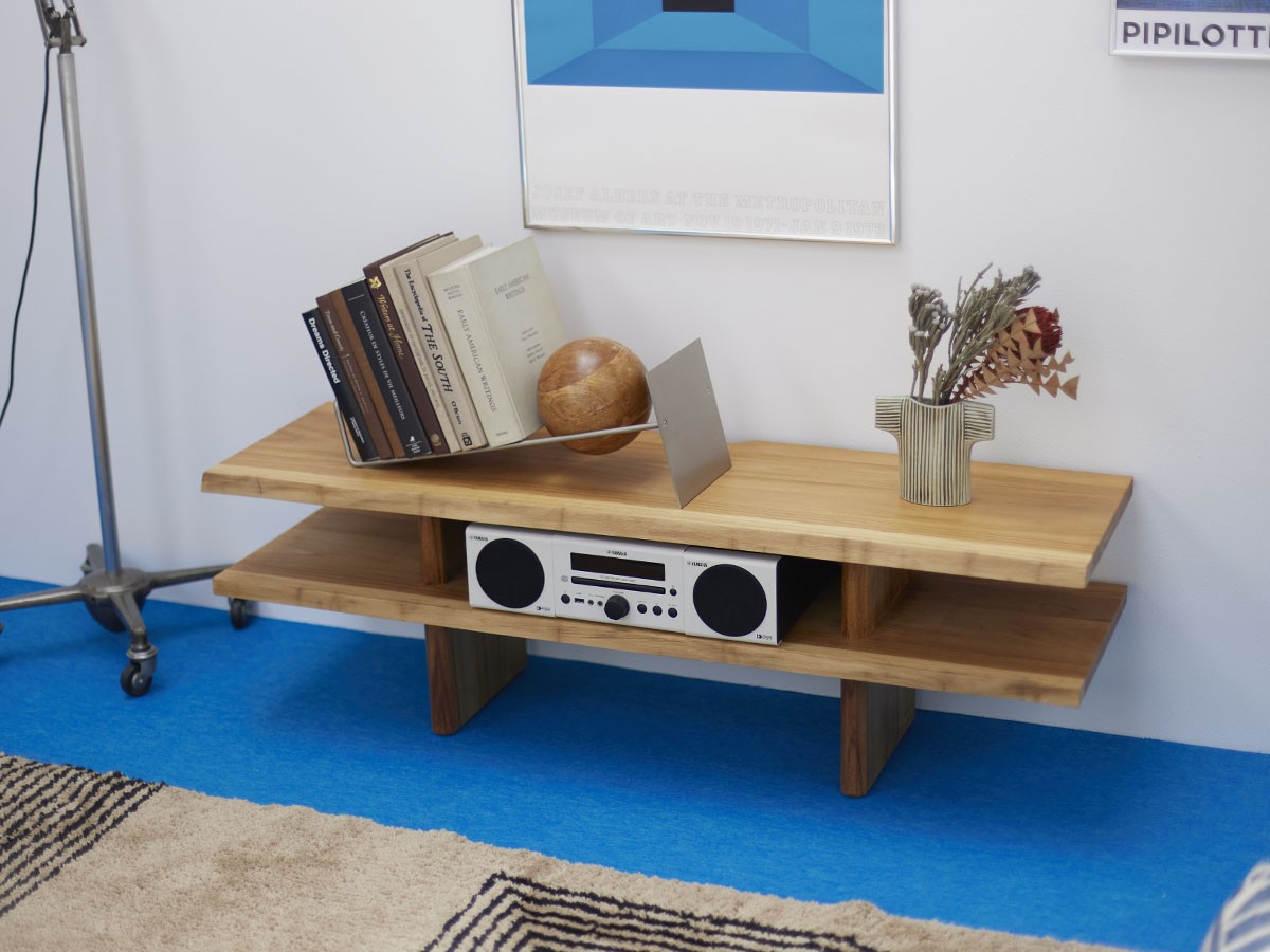 JOURNAL STANDARD FURNITURE LIVE EDGE WOOD LOW BOARD / ジャーナルスタンダードファニチャー ライブエッジ ウッド ローボード （テレビボード・テレビ台 > テレビ台・ローボード） 8