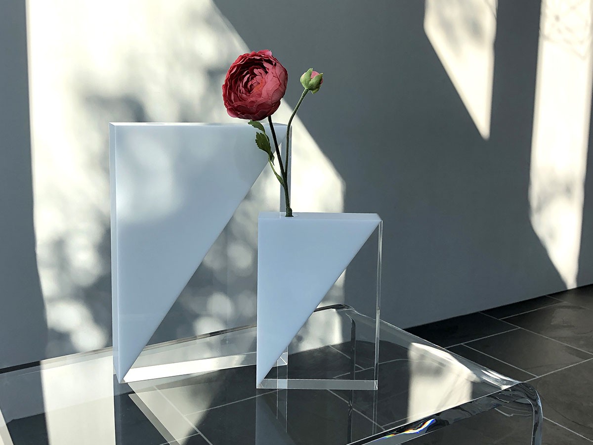WAAZWIZ DIAGONAL flower vase S / ワーズウィズ ダイアゴナル フラワーベース スモール （花器・プランター・グリーン > 花瓶・フラワーベース） 4