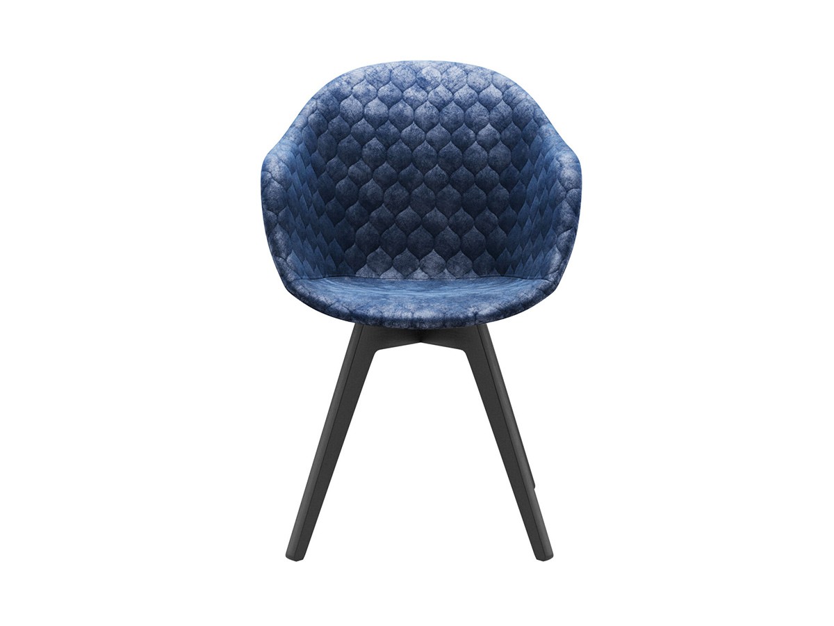 BoConcept ADELAIDE CHAIR / ボーコンセプト アデレード チェア 肘付 木脚（ベルベット キルト） （チェア・椅子 > ダイニングチェア） 11