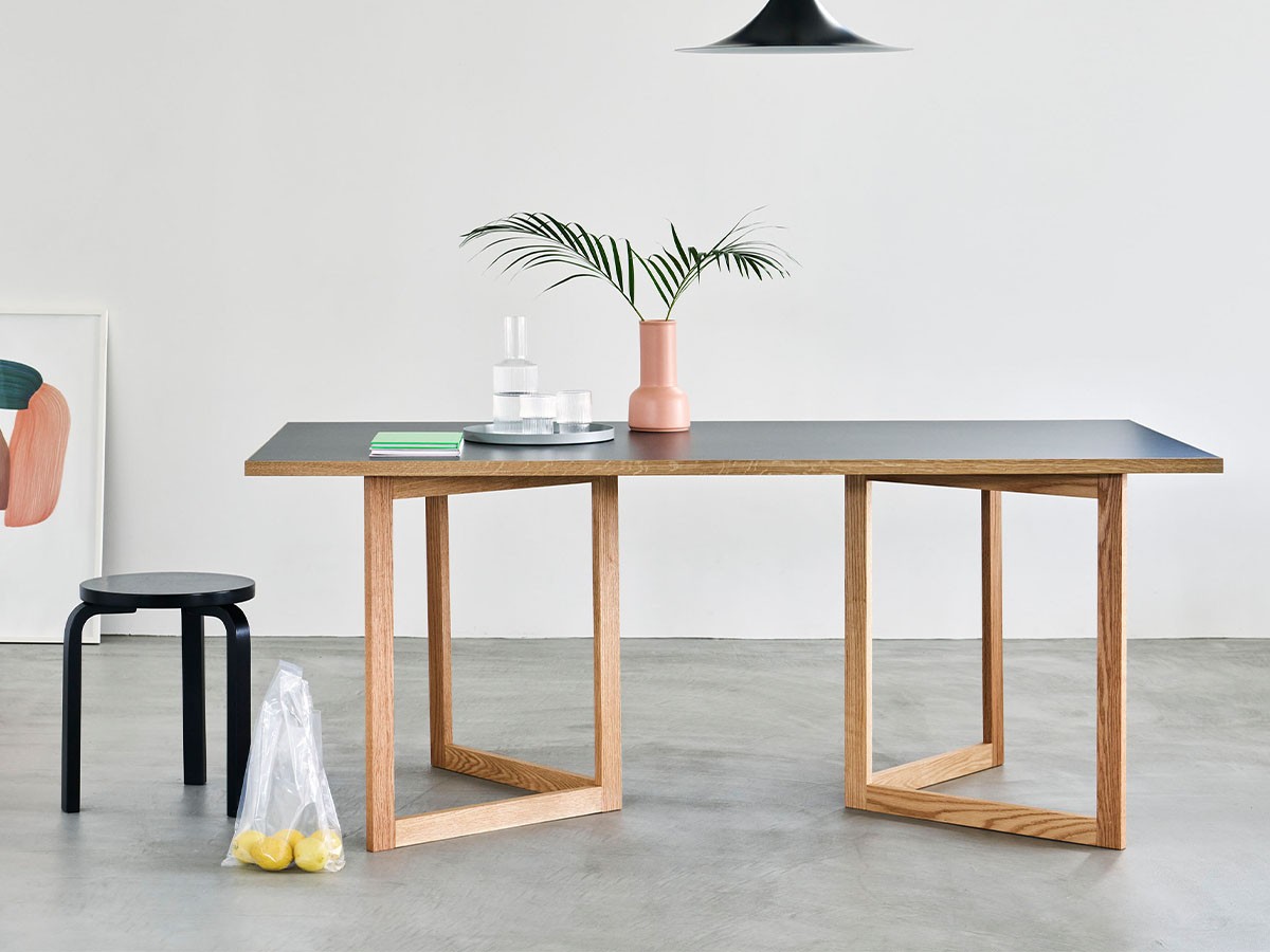 stiiilll Table Set / スティール テーブルセット
メラミンウッド天板 ハーフ + スチール脚 M （デスク・机 > デスク・パソコンデスク・袖机） 10