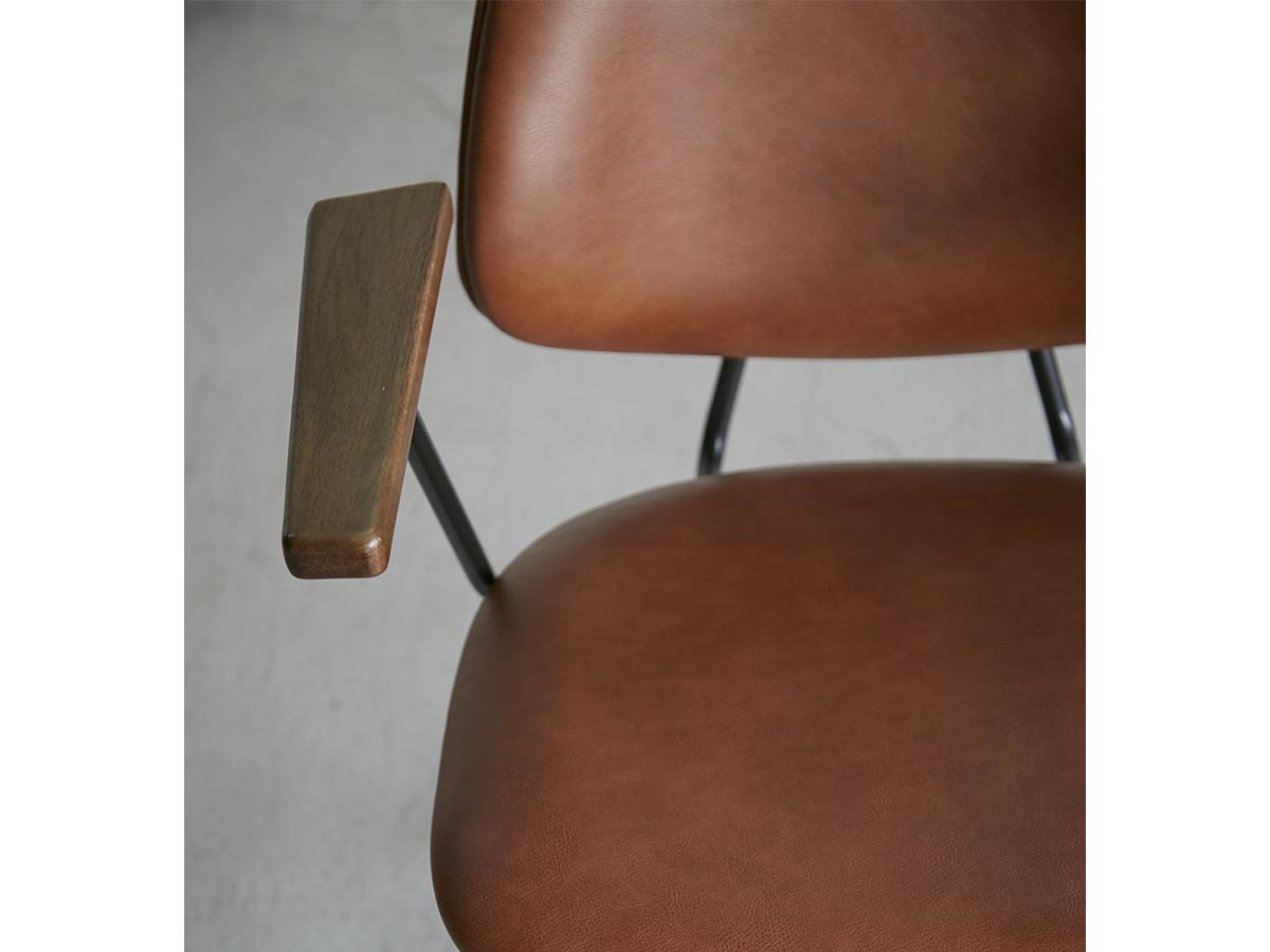 Knot antiques ABOCK DESK CHAIR / ノットアンティークス アボック デスクチェア （チェア・椅子 > オフィスチェア・デスクチェア） 4