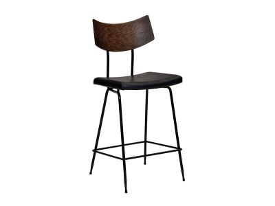 SQUARE ROOTS SOLI COUNTER STOOL / スクエアルーツ ソリ カウンタースツール（シアードオーク × ブラックレザー） -  インテリア・家具通販【FLYMEe】