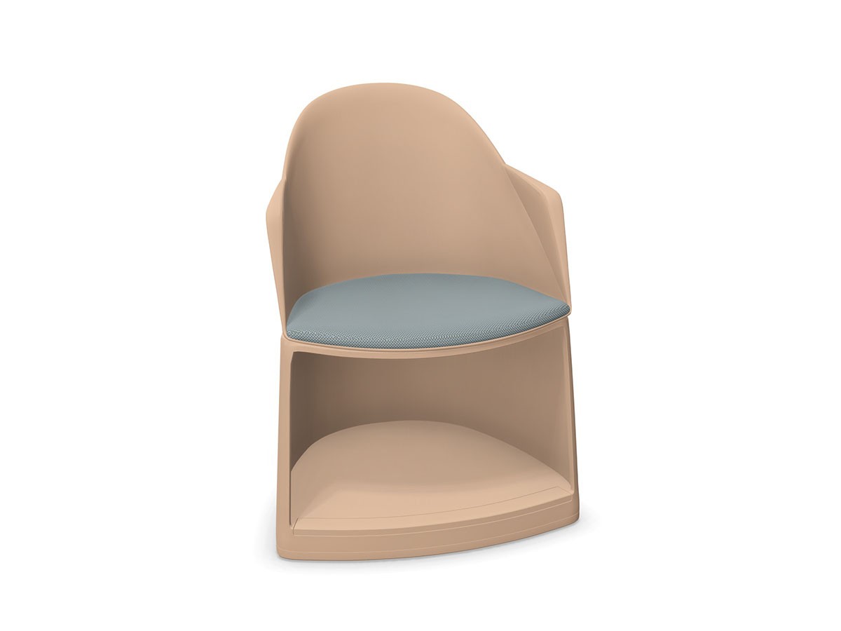 arper Cila Go Arm Chair With Storage Base / アルペール シーラゴー ストレージベース付アームチェア 座面クッション付 （チェア・椅子 > ダイニングチェア） 3
