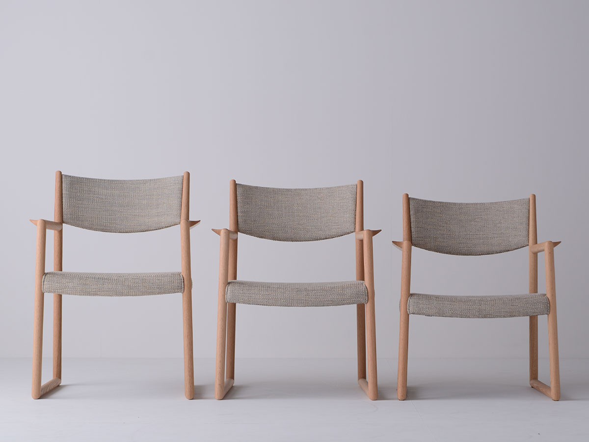 日進木工 SLOW Dining Armchair / にっしんもっこう スロウ ダイニング アームチェア （チェア・椅子 > ダイニングチェア） 5