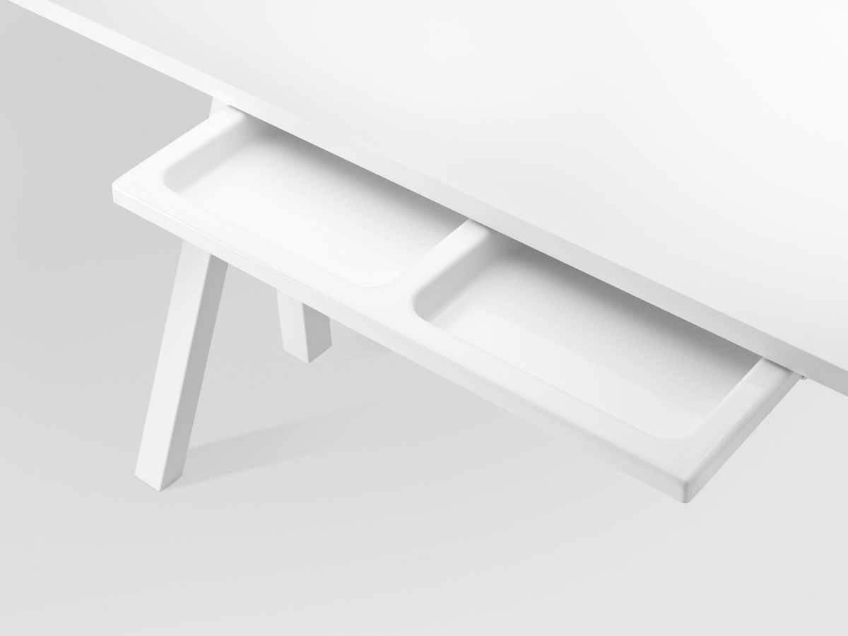 String Furniture Works Sit-stand Desk / Electrical / ストリングファニチャー ワークス 昇降式ワークデスク 幅140cm リノリウム天板 （テーブル > 昇降式テーブル） 6