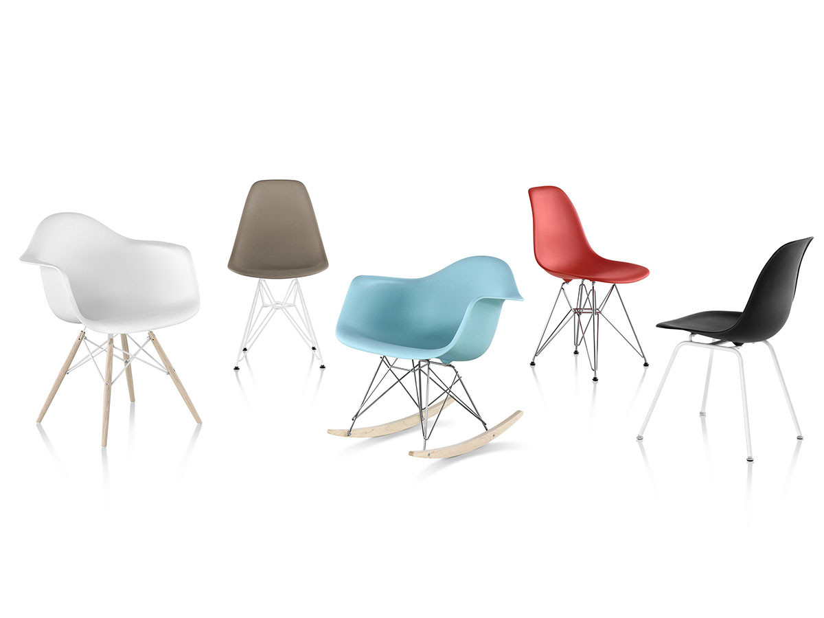 Herman Miller Eames Molded Plastic Side Shell Chair / ハーマンミラー イームズ プラスチックサイドシェルチェア
4レッグベース DSX. 47 / DSX. BK / DSX.91 （チェア・椅子 > ダイニングチェア） 8
