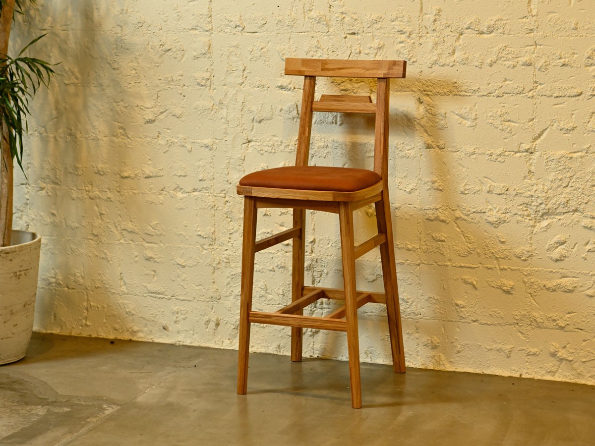Nostalgic Whisky Couner Chair / ノスタルジックウヰスキー カウンターチェア（レザー） （チェア・椅子 > カウンターチェア・バーチェア） 10