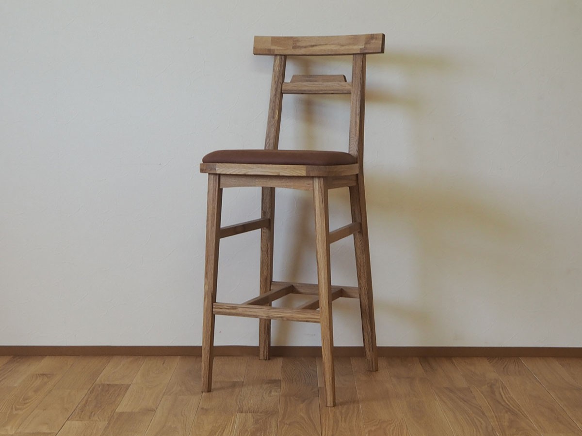 Nostalgic Whisky Couner Chair / ノスタルジックウヰスキー カウンターチェア（レザー） （チェア・椅子 > カウンターチェア・バーチェア） 12