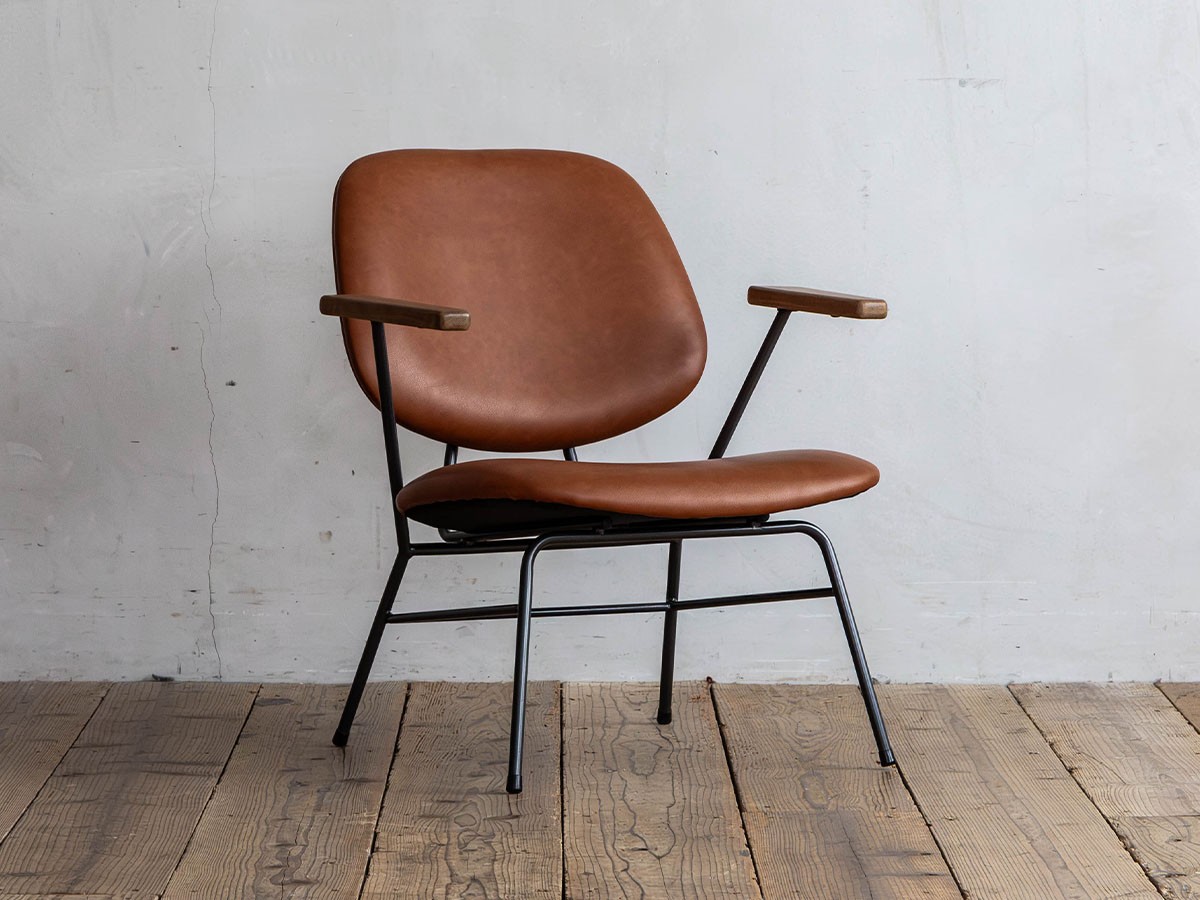 Knot antiques ABOCK LOUNGE CHAIR / ノットアンティークス アボック ラウンジチェア PUレザー （チェア・椅子 > ラウンジチェア） 6