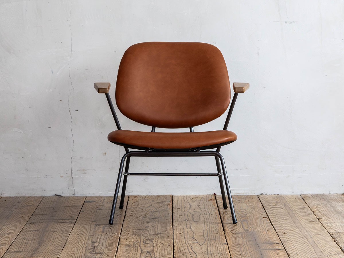 Knot antiques ABOCK LOUNGE CHAIR / ノットアンティークス アボック ラウンジチェア PUレザー （チェア・椅子 > ラウンジチェア） 5