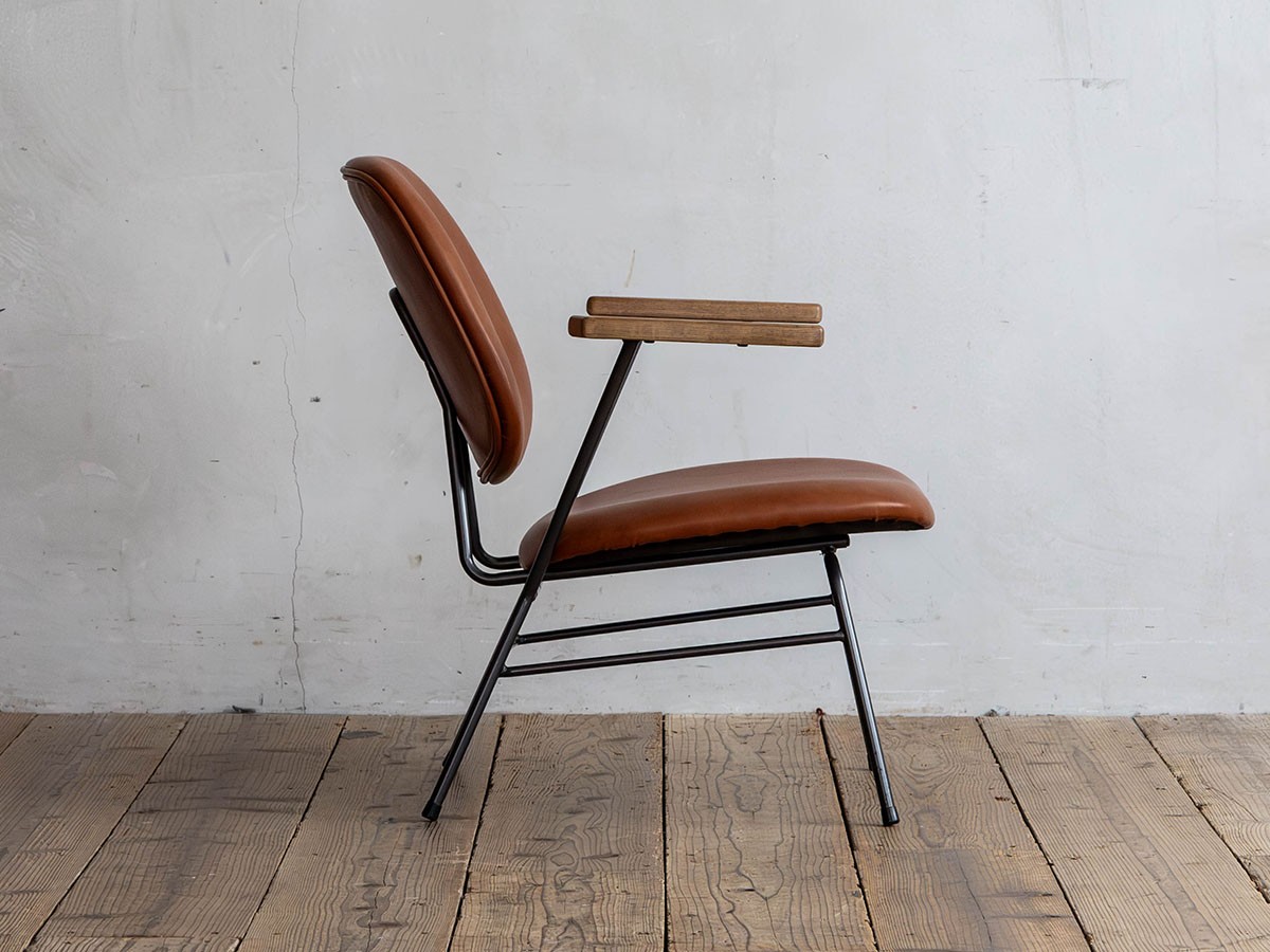 Knot antiques ABOCK LOUNGE CHAIR / ノットアンティークス アボック ラウンジチェア PUレザー （チェア・椅子 > ラウンジチェア） 7