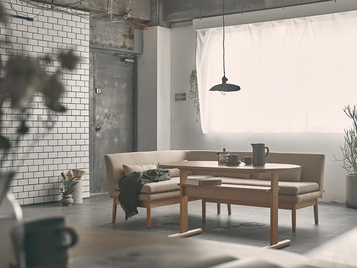 round living dining sofa 2seater / ラウンド リビングダイニングソファ 2人掛け （ソファ > 二人掛けソファ） 6