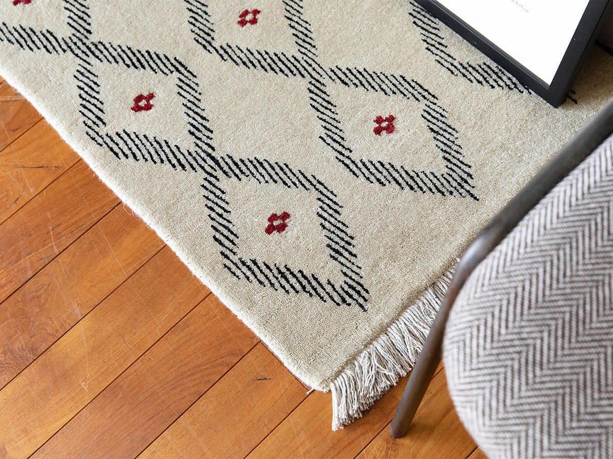 a.depeche pell wool rug do 600 / アデペシュ ペル ウールラグ ドー 600 （ラグ・カーペット > 玄関マット） 6