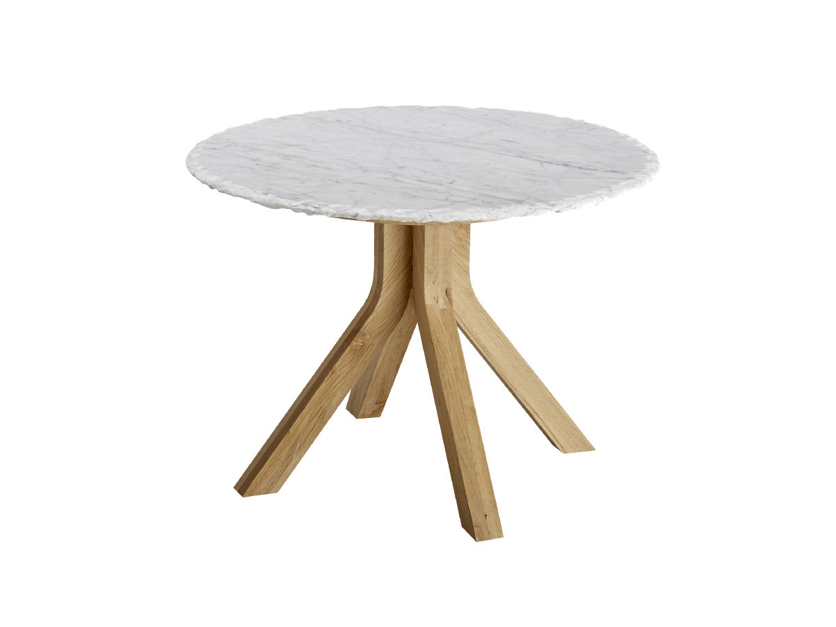 Bleu nature STONECRUMB LOW SIDE TABLE WHITE / ブルーナチュール ストーンクランブ ローサイドテーブル （テーブル > サイドテーブル） 1
