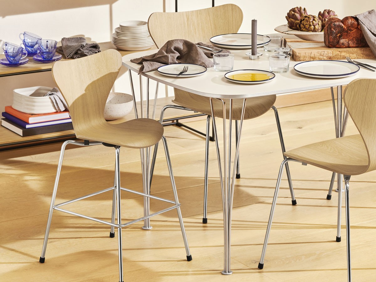 FRITZ HANSEN TABLE SERIES
SUPERELLIPSE / フリッツ・ハンセン テーブルシリーズ
スーパー楕円テーブル スパンレッグ B611 / B612 / B616 / B613 / B614 / B617 （テーブル > ダイニングテーブル） 15