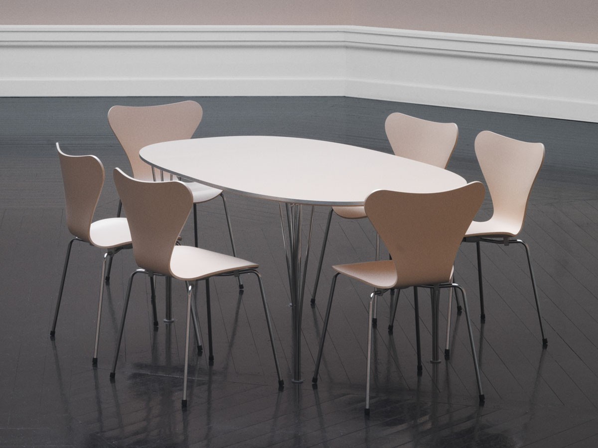 FRITZ HANSEN TABLE SERIES
SUPERELLIPSE / フリッツ・ハンセン テーブルシリーズ
スーパー楕円テーブル スパンレッグ B611 / B612 / B616 / B613 / B614 / B617 （テーブル > ダイニングテーブル） 56