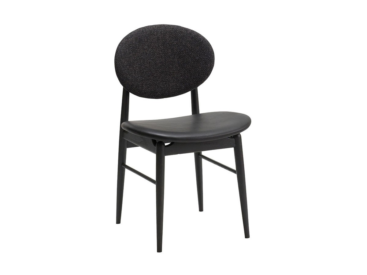 ARIAKE Outline Chair / アリアケ アウトラインチェア（レザーシート＋ファブリックバック） （チェア・椅子 > ダイニングチェア） 3