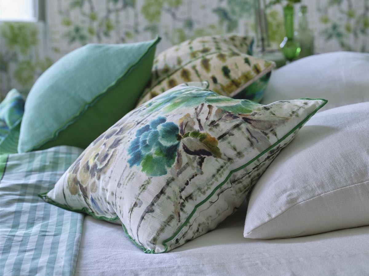 DESIGNERS GUILD Kyoto Flower Cushion / デザイナーズギルド キョウトフラワー クッション 50 × 50cm （クッション > クッション・クッションカバー） 3