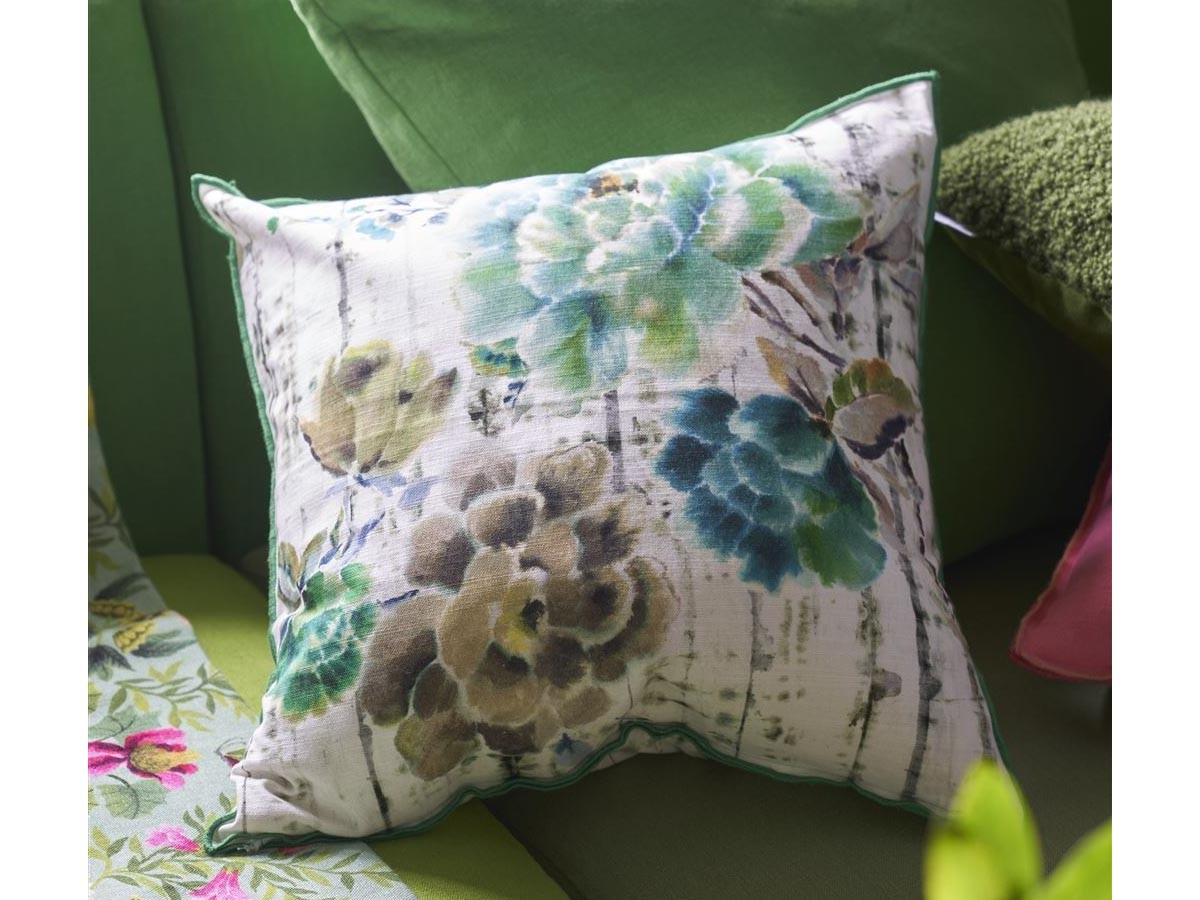 DESIGNERS GUILD Kyoto Flower Cushion / デザイナーズギルド キョウトフラワー クッション 50 × 50cm （クッション > クッション・クッションカバー） 4