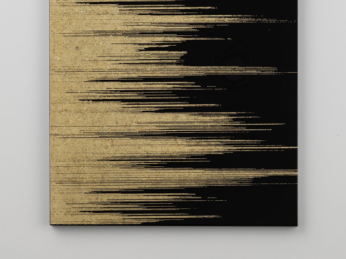 箔一 アートパネル 櫛引 黒 / はくいち アートパネル 櫛引 黒 L （アート・オブジェ > ウォールアート・アートパネル） 8