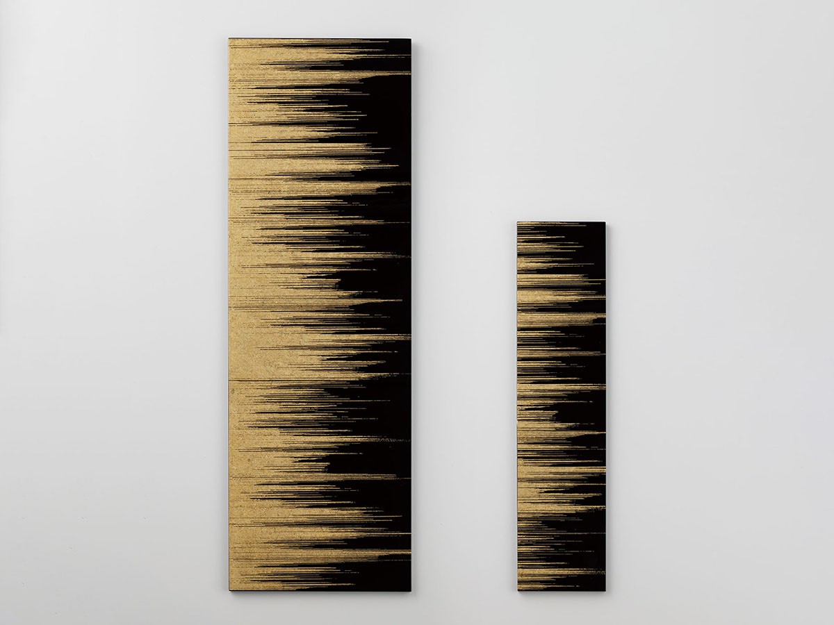 箔一 アートパネル 櫛引 黒 / はくいち アートパネル 櫛引 黒 L （アート・オブジェ > ウォールアート・アートパネル） 4