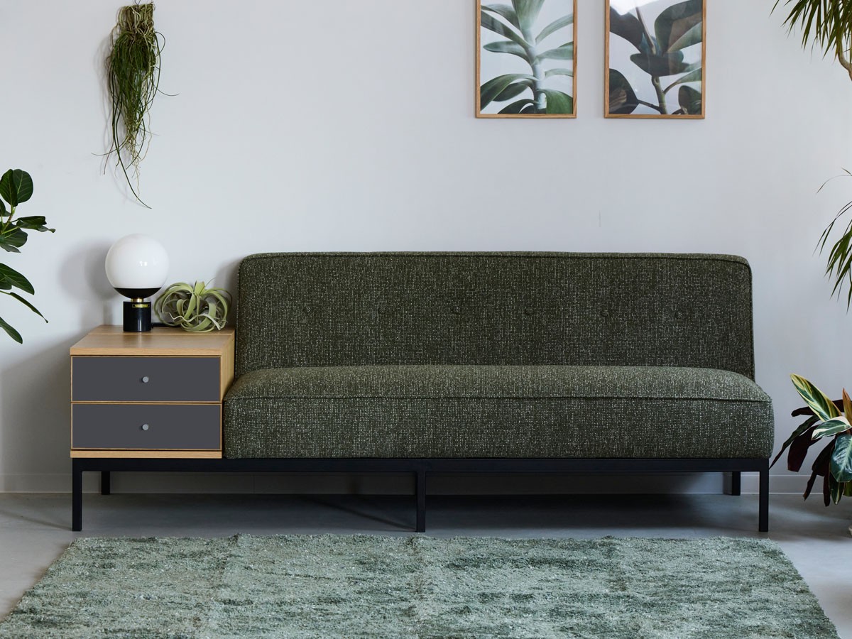 bond UNIX Sofa / ボンド ユニックス ソファ 幅160cm + サイドチェスト 幅45cm (ソファ > 三人掛けソファ) 1