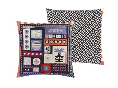 DESIGNERS GUILD Christian Lacroix Bloc Note Mosaique Cushion DESIGNERS GUILD Christian Lacroix Bloc Note Mosaique Cushion