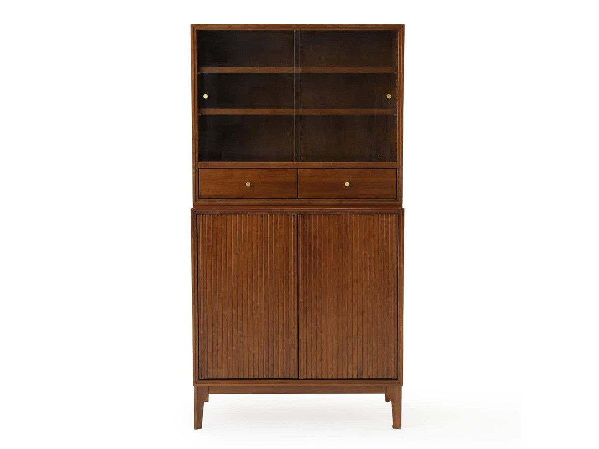 BROOKS SMALL STACKING GLASS SHELF + SMALL SERVER