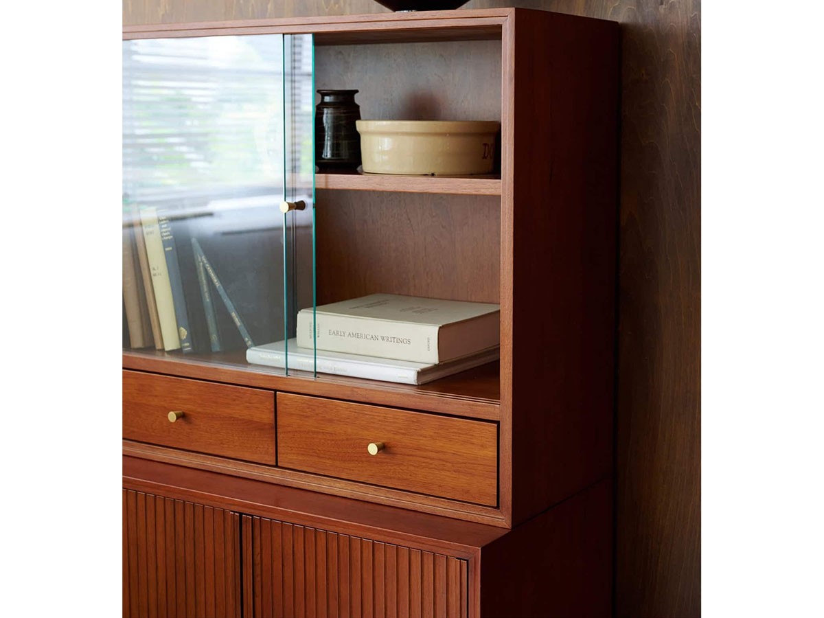 ACME Furniture BROOKS SMALL STACKING GLASS SHELF + SMALL SERVER / アクメファニチャー ブルックス スモール スタッキングガラスシェルフ + スモール サーバー （収納家具 > キャビネット） 4