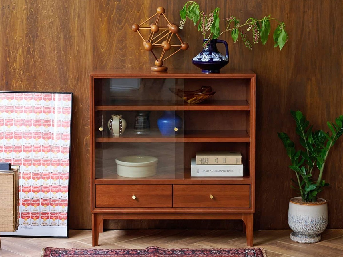 ACME Furniture BROOKS SMALL STACKING GLASS SHELF + SMALL SERVER / アクメファニチャー ブルックス スモール スタッキングガラスシェルフ + スモール サーバー （収納家具 > キャビネット） 9